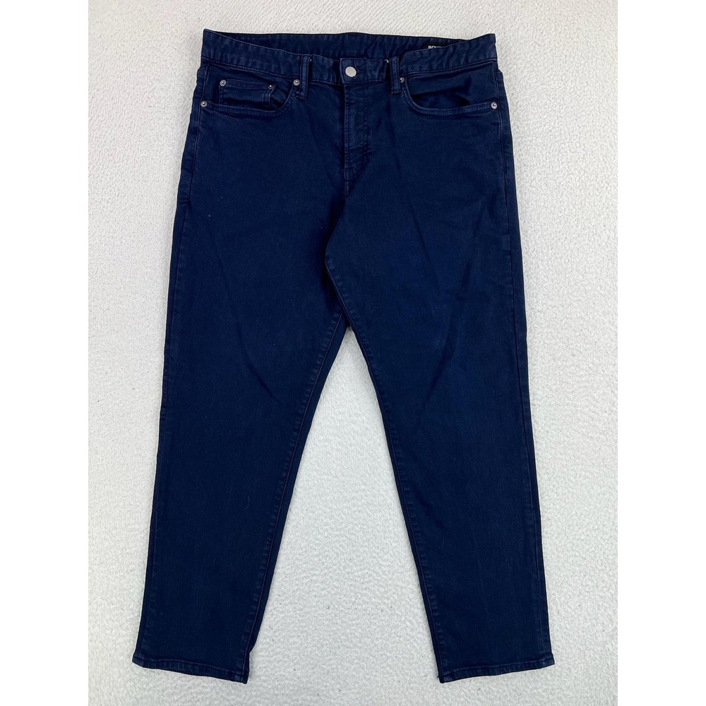 Bonobos Jeans Mens 35x30 Blue Athletic Tapered Stretch Denim Dark Wash Pants